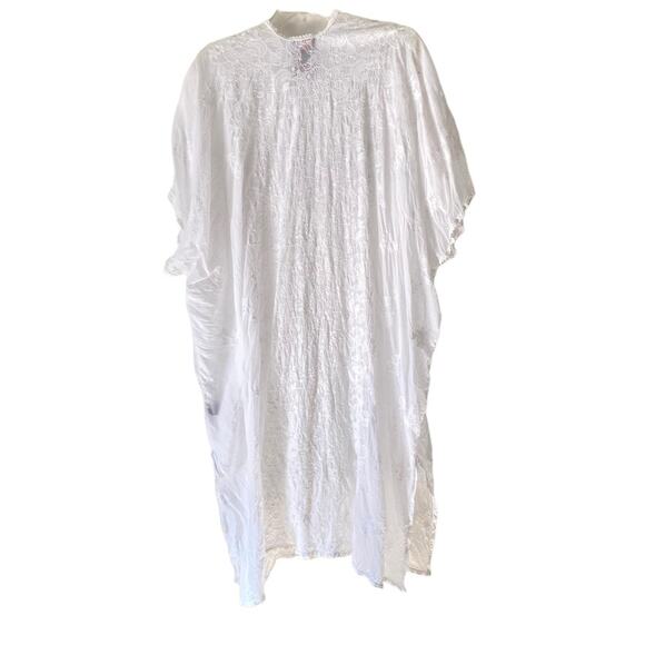 Johnny Was Palm Georgia White Embroidered Eyelet Kimono One Size - Picture 9 of 12